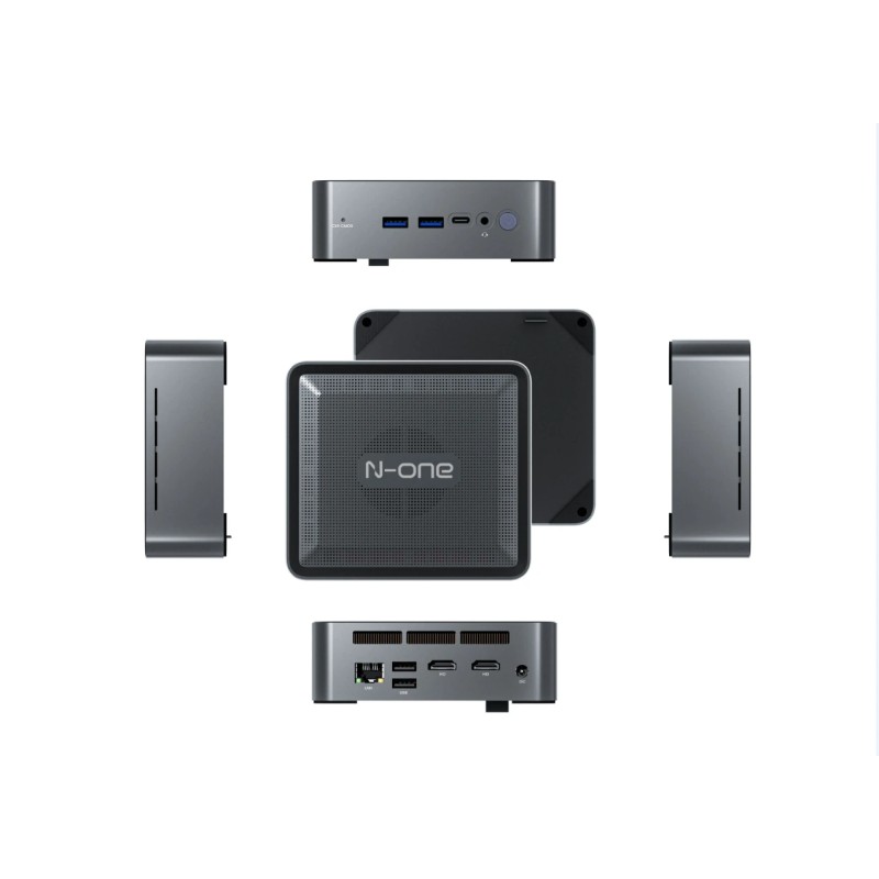N-ONE NPC Air mini-pöytäkone AMD Ryzen7 5800U 16GB DDR4 512GB NVMe Windows11Pro WiFi6 BT5.2