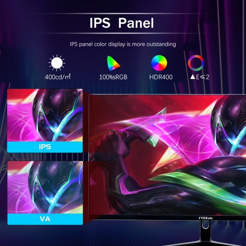 FYHXele 32 tuuman 2K QHD 165 Hz IPS-paneeli pelimonitori FreeSync G-Sync