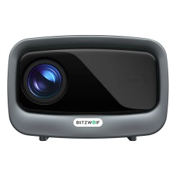 BlitzWolf BW-V9 LED 1080p projektori 1000 ANSI-lumenia vesijäähdytys automaattitarkennus bluetooth 5.0 wifi 6 kotiteatteri