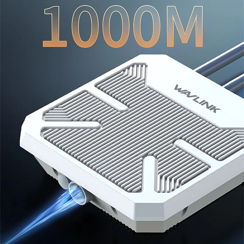Wavlink AERIAL HD6 ulkokäyttöinen Wi‑Fi6 reititin AX1800 pitkä kantama säänkestävä neljä ulkoista antennia