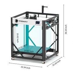 VEHO 600 PRO 3D-tulostin suuri tulostuskoko 600×600×600 mm automaattinen tasonmittaus korkea tarkkuus