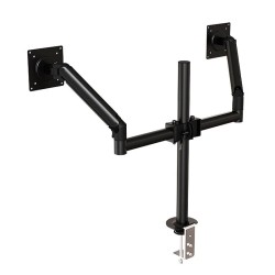 M13-2 ergonominen kahden näytön jalusta 17–32 tuumalle säädettävä kaasujousi VESA-yhteensopiva
