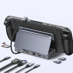 UGreen 9-in-1 USB-C telakka yhteensopiva Steam Deckin ja iPhone 16 Pro/Pro Maxin kanssa