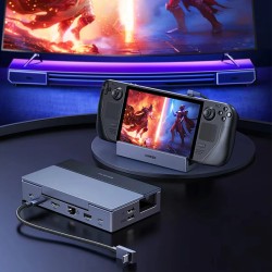 UGreen 9-in-1 USB-C telakka yhteensopiva Steam Deckin ja iPhone 16 Pro/Pro Maxin kanssa