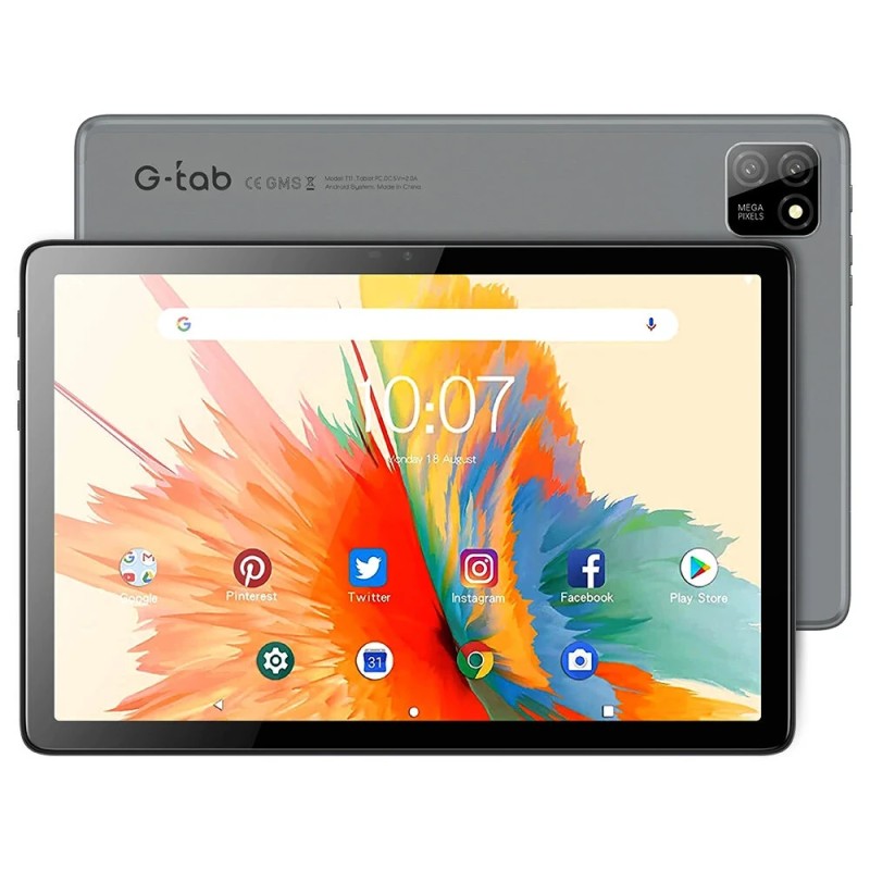 G tab T11 Android 14 tabletti UNISOC T606 kahdeksanytiminen 4GB 4GB virtuaalimuisti 128GB 10 1 tuumainen 4G