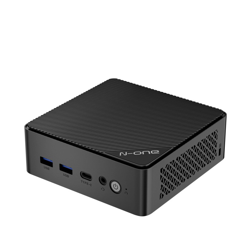 N-ONE NPC SE minitietokone Intel Twin Lake N150 16Gt muisti 512Gt SSD 4K kaksoisnäyttö Windows11Pro