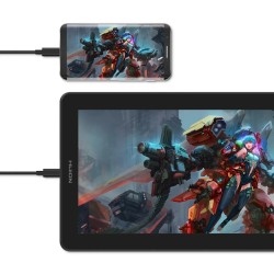 HUION Kamvas 13 piirustustabletti täyslaminoitu näyttö 8192-tasoinen paineherkkyys kallistustuki säädettävä jalusta