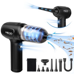 MEVC1 nelitoiminen ilmapuhallin ja pölynimuri vahva imu 16 kilopascalia 110000 kierrosta minuutissa