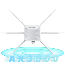 WAVLINK AX3000 WiFi6 ulkoreititin pitkän kantaman PoE IP67 6 antennia mesh-laajennin