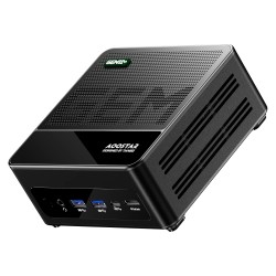 AOOSTAR GEM12+ minitietokone AMD Ryzen 7 PRO 8845HS 32GB DDR5 1TB SSD 4K neljänäyttö