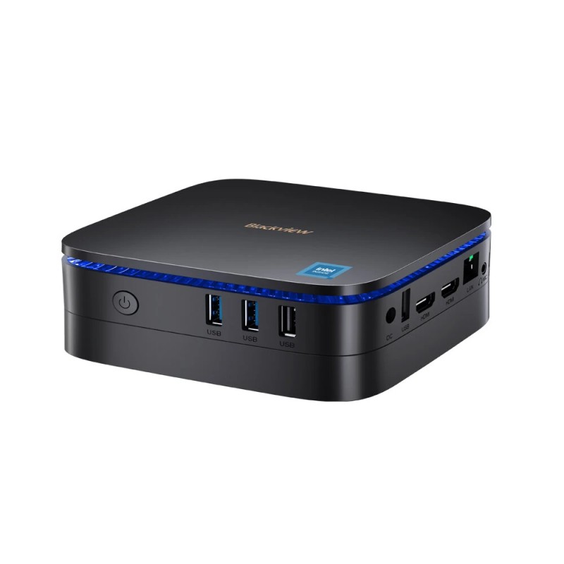 Blackview MP60 mini-tietokone Intel Alder Lake N95 16Gt 512Gt SSD Windows11Pro 4K kaksoisnäyttö