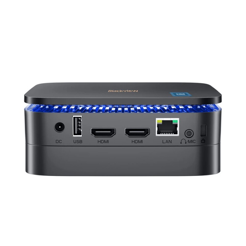 Blackview MP60 mini-tietokone Intel Alder Lake N95 16Gt 512Gt SSD Windows11Pro 4K kaksoisnäyttö