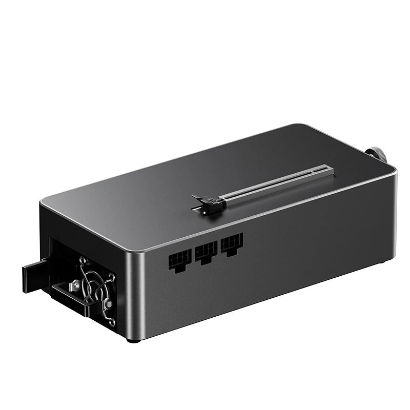 AOOSTAR AG01 eGPU-telakka OCulink-portti PCIe 4.0 ×4 800W sisäinen virtalähde