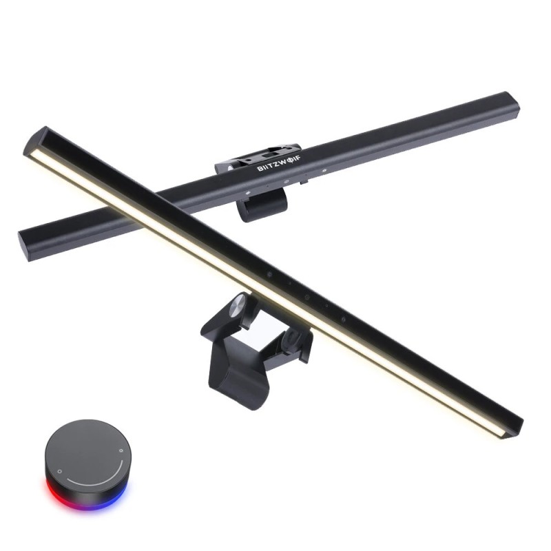 BlitzWolf BW-CML6 RGB-pelimonitorivalopalkki langattomalla kaukosäätimellä portaaton himmennys ja häikäisysuoja