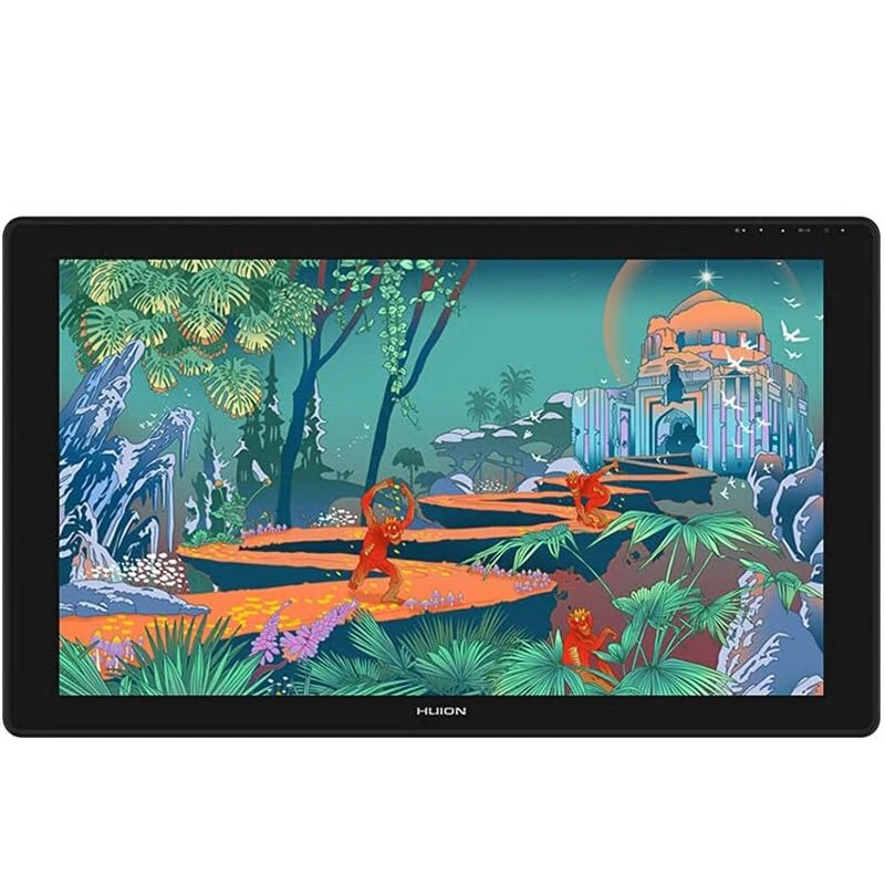 HUION Kamvas 24 23,8 tuuman 2,5K korkean resoluution piirtopöytä PW517-paristoton kynä 8192 painetasoa