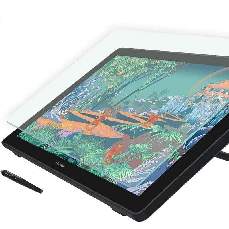 HUION Kamvas 24 23,8 tuuman 2,5K korkean resoluution piirtopöytä PW517-paristoton kynä 8192 painetasoa