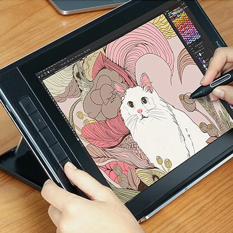 HUION kamvas pro 13 (2.5K) 13,3 tuuman QLED-piirtonäyttö 8192 paineastetta PW517-kynällä