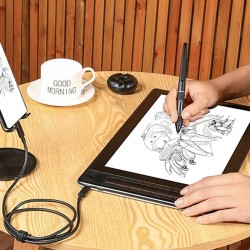 HUION kamvas pro 13 (2.5K) 13,3 tuuman QLED-piirtonäyttö 8192 paineastetta PW517-kynällä