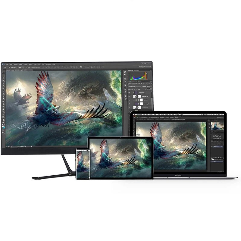 HUION Kamvas Pro 16 Plus 15,6 tuuman 4K piirtonäyttö laaja värintoisto