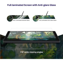 HUION Kamvas 24 Plus 23,8-tuuman kynänäyttö 2,5K-resoluutio täyslaminoitu 140% sRGB-väritila