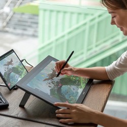 HUION KAMVAS Pro 19 4K-piirtonäyttö 18,4 tuumaa kosketusnäytöllä 96% AdobeRGB