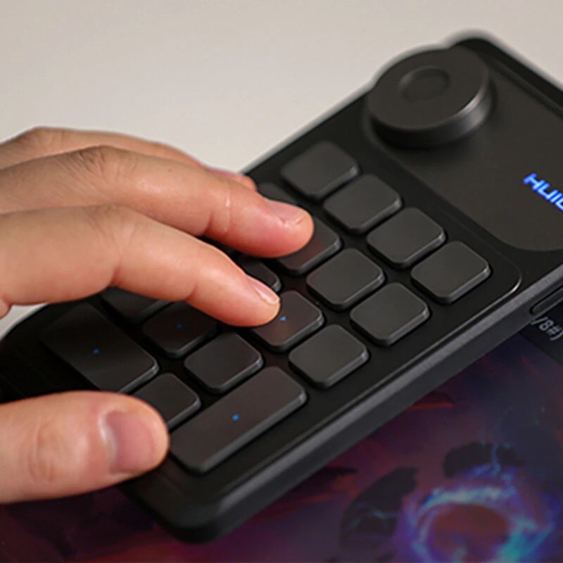 HUION KAMVAS Pro 19 4K-piirtonäyttö 18,4 tuumaa kosketusnäytöllä 96% AdobeRGB