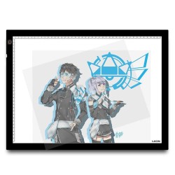 HUION A3 valolaatikko tatuointien jäljentämiseen verkkovirtainen superkirkas LED 7mm ultraohut 16x12 tuuman työalue silmäsuoja