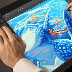 HUION K20 pieni langaton ohjelmoitava pikanäppäimistö valitsimella kahdeksantoista näppäintä