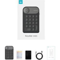 HUION K20 pieni langaton ohjelmoitava pikanäppäimistö valitsimella kahdeksantoista näppäintä