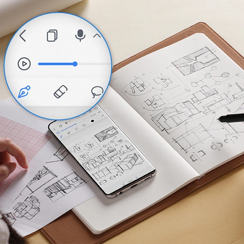 HUION Note X10 langaton digitaalinen A5-muistikirja ja piirtotaulu paristoton kynä