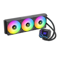 LOVINGCOOL AK-2 360 mm AIO vesijäähdytys ARGB lämpötilanäyttö Intel ja AMD yhteensopiva