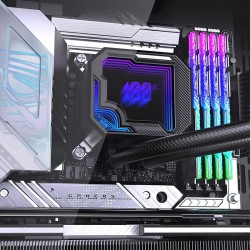 LOVINGCOOL AK-2 360 mm AIO vesijäähdytys ARGB lämpötilanäyttö Intel ja AMD yhteensopiva