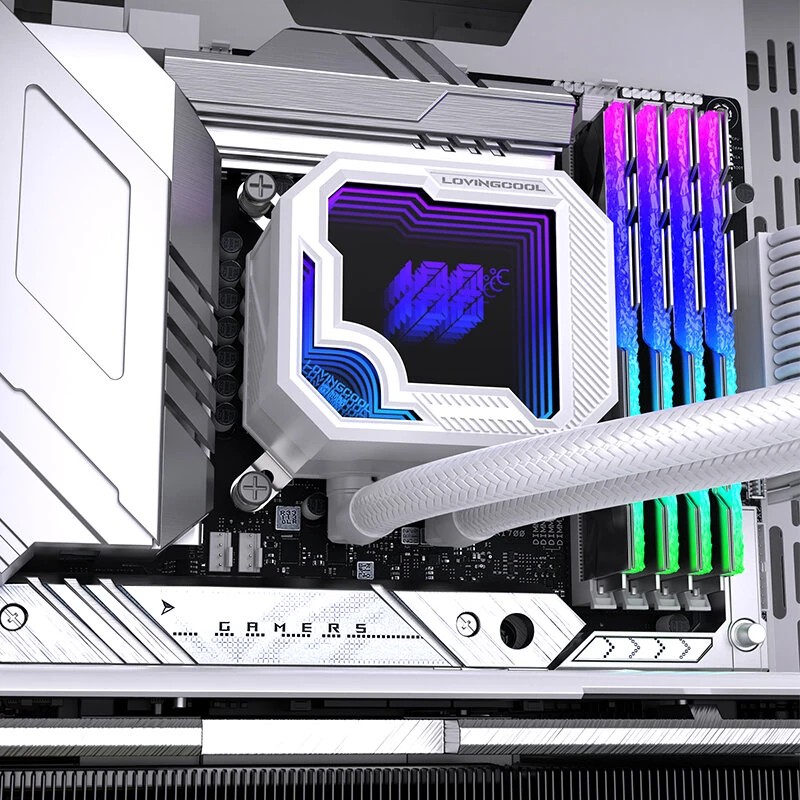 LOVINGCOOL AK-2 360 mm AIO vesijäähdytys ARGB lämpötilanäyttö Intel ja AMD yhteensopiva