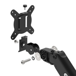 Senmi PS70 kaasujousinen näyttövarsi 17–32 tuuman näytöille 2–9 kg kaapelinhallinnalla