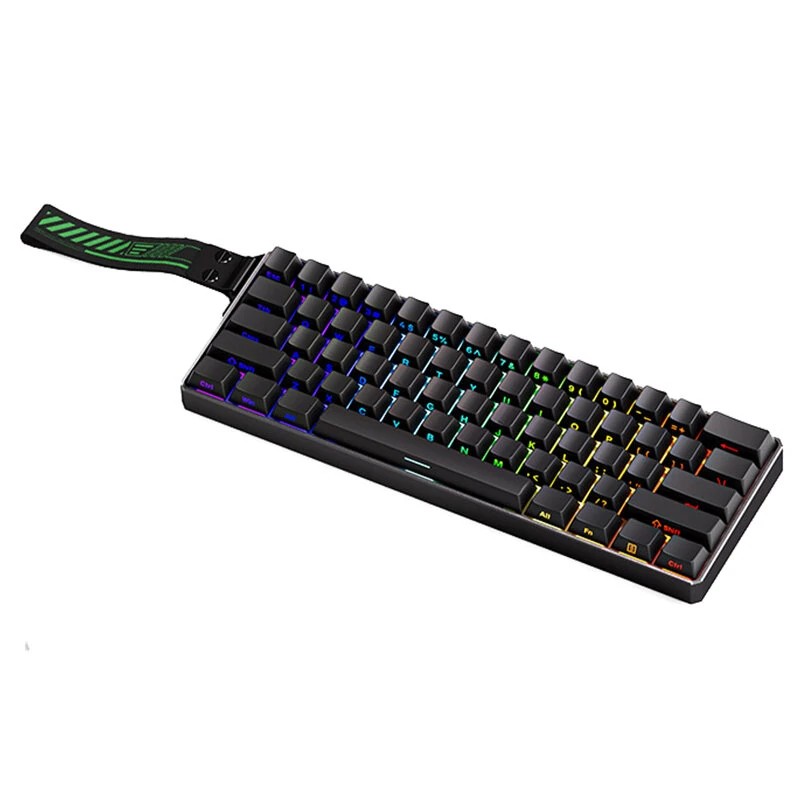 MONSGEEK FUN60 Ultra mekaaninen tri-tilainen 61-näppäininen pelinäppäimistö magneettikytkimet ARGB