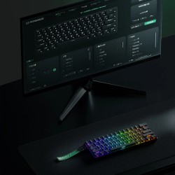 MONSGEEK FUN60 Ultra mekaaninen tri-tilainen 61-näppäininen pelinäppäimistö magneettikytkimet ARGB