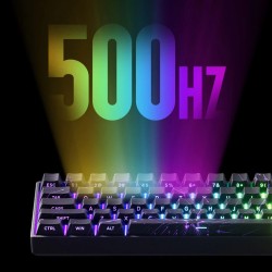 MONSGEEK FUN60 Ultra mekaaninen tri-tilainen 61-näppäininen pelinäppäimistö magneettikytkimet ARGB