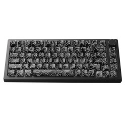 MONSGEEK M1 V5-SP 83-näppäintä vaihdettavat kytkimet mekaaninen pelinäppäimistö monivärinen taustavalo pitkäkestoinen akku