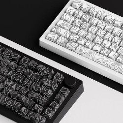 MONSGEEK M1 V5-SP 83-näppäintä vaihdettavat kytkimet mekaaninen pelinäppäimistö monivärinen taustavalo pitkäkestoinen akku