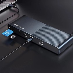 Acasis 13-in-1 thunderbolt4 usb-c monitoimitelakka 40 gbps 8k 2×4k 60hz pd60w rj45