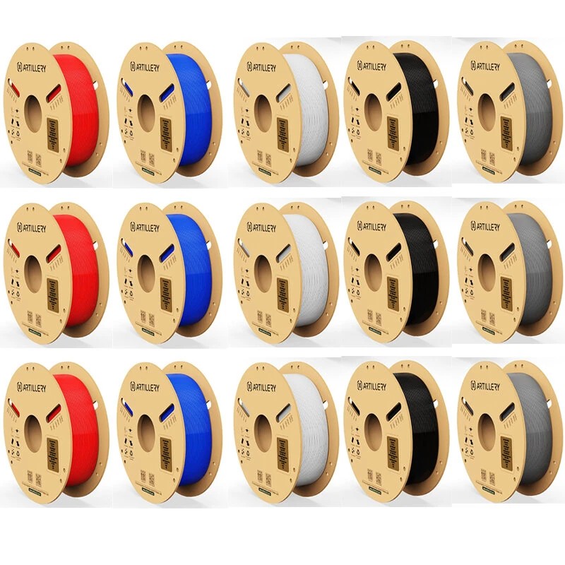 Artillery PLA 1 75 mm 15 kg tarkka kuplaton filamenttisarja monivärinen