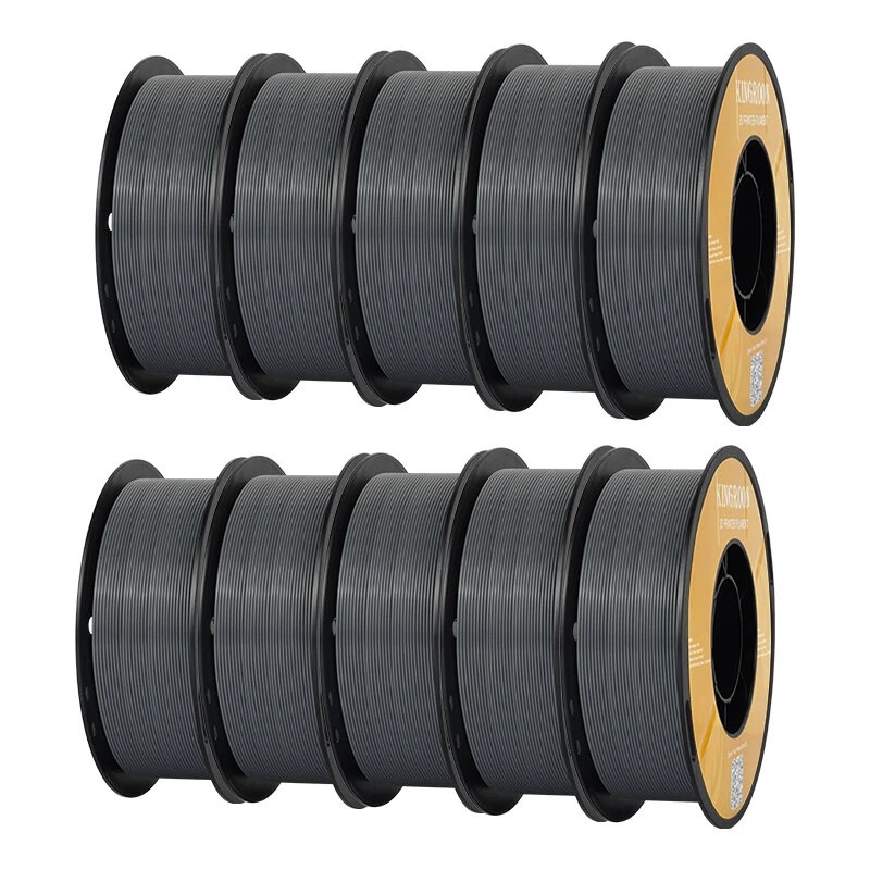 KINGROON PETG 1 75 mm 10 kg harmaa filamentti kestävä helppotulostettava ei kuplia