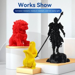 KINGROON PETG-filamentti 1,75 mm 5 kg punainen korkea lujuus helppo tulostaa ilman kuplia