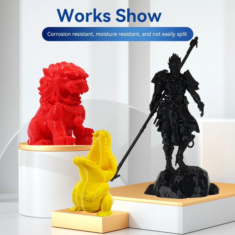 KINGROON PETG-filamentti 1,75 mm 5 kg punainen korkea lujuus helppo tulostaa ilman kuplia