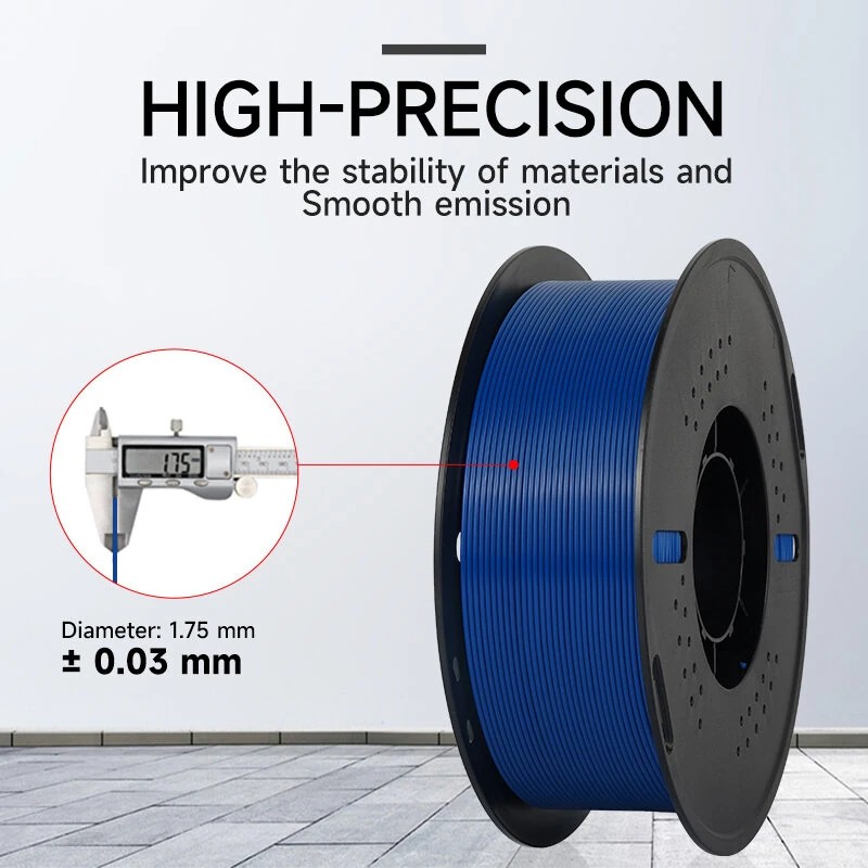 KINGROON PETG-filamentti 1,75 mm 5 kg punainen korkea lujuus helppo tulostaa ilman kuplia