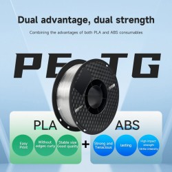 KINGROON PETG-filamentti 1,75 mm 5 kg punainen korkea lujuus helppo tulostaa ilman kuplia