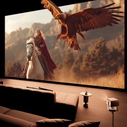 Vidda C3 Ultra 4K laserprojektori 3200 luumenia Dolby Vision HDR10+ JBL-ääni sisältää TV-tikun