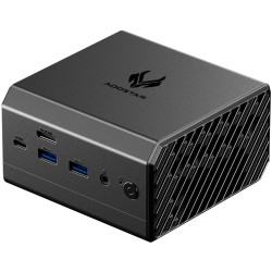 AOOSTAR GT37 mini-tietokone AMD RyzenAI9HX370 12-ytiminen 32GB DDR5X 1TB SSD-levy kolmenäytön Windows 11 Pro