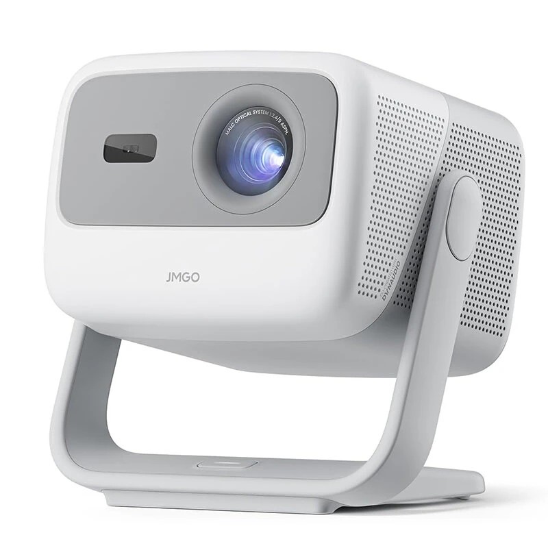 JMGO N1 kannettava 1080p projektori kolmivärinen laser 750 lumenia 150 tuuman näyttö Android TV Dynaudio kaiuttimet