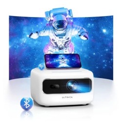 Ultimea Apollo P10 kannettava projektori 300 lumenia terävä kuvanlaatu langaton 5G/2.4G automaattitarkennus 120-tuumainen